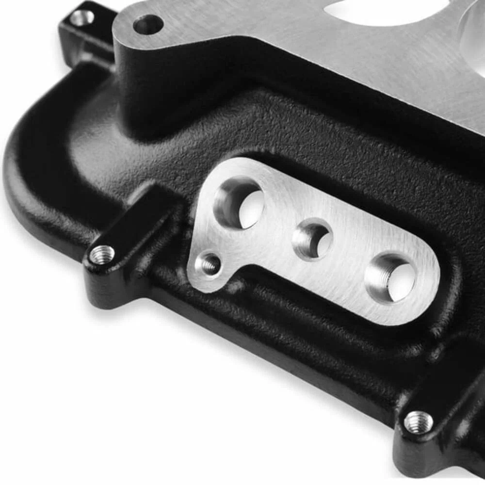 Mid-Rise Plenum Base Adapter Kit - GM LS1_LS2_LS6 - Black 300-267BK